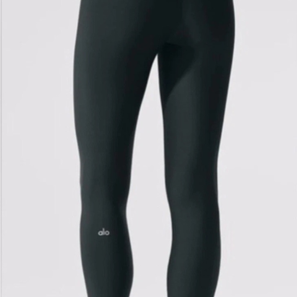 ALO Yoga Charcoal Green Airlift Full Leggings